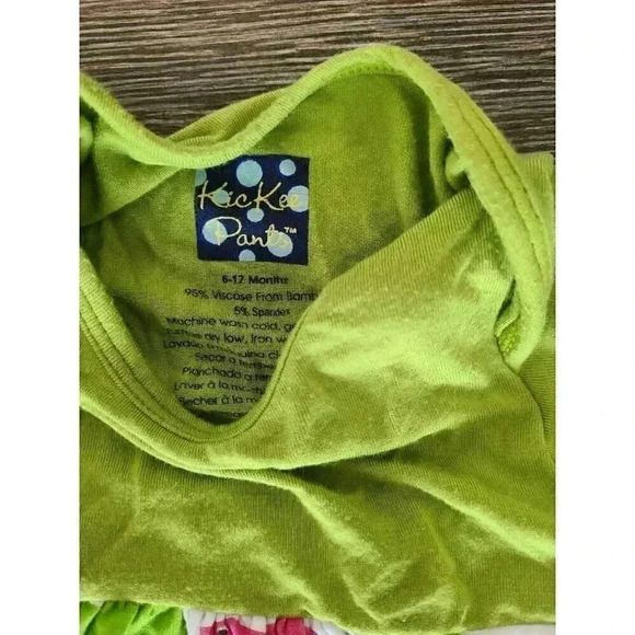 Bamboo Kickee Pants Hippo Dress 6-12m #3 - Picture 2 of 4